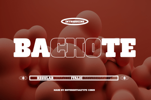 Bachote: A Bold Font for Handmade Creations