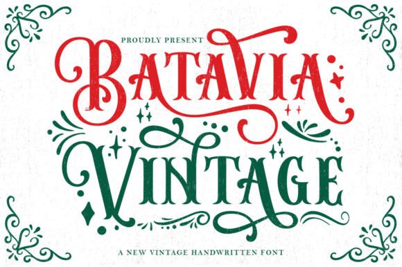 Batavia Vintage: The Perfect Serif Font for Handmade Crafts