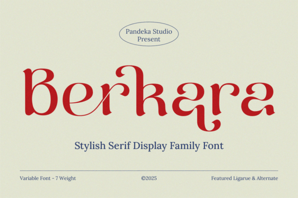 Berkara: The Vintage Serif Font for Modern Editorial Design