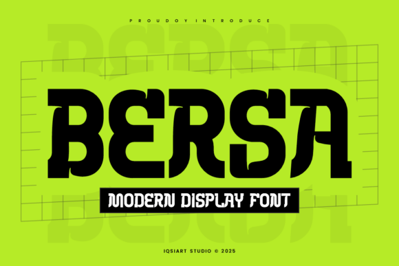 Bersa: A Quirky Display Font for Editorial Design