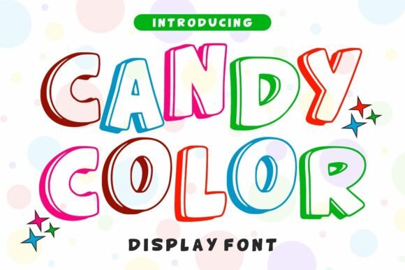 Bringing Joy to Your Layout with the Candy Color Typeface