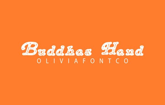 Buddhas Hand: The Retro Display Font for Handmade Products