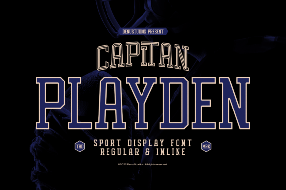 Capitan Playden: The Bold Slab Serif Typeface for Modern Editorial Design