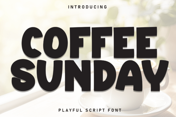 Coffee Sunday: The Display Typeface for Scroll-Stopping Campaigns