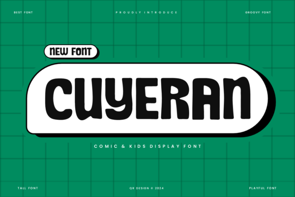 Cuyeran: A Bold Display Typeface for Modern Editorial Design