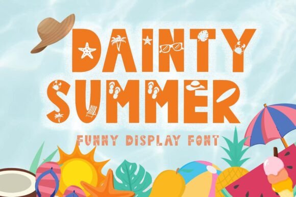 Dainty Summer: The Perfect Display Font for Warm Brand Identities