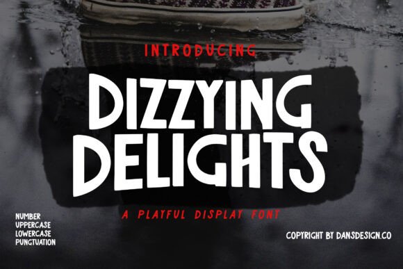Dizzying Delights: A Quirky Typeface for Bold Brand Identity