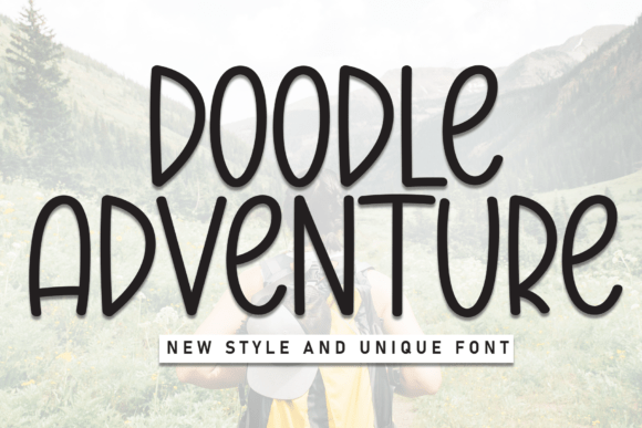 Doodle Adventure Font for Web Design Projects