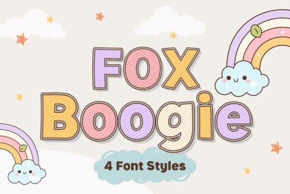 Fox Boogie: The Playful Display Typeface for Joyful Editorial Design