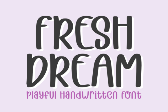 Fresh Dream: The Whimsical Typeface That Brings Handmade Labels to Life