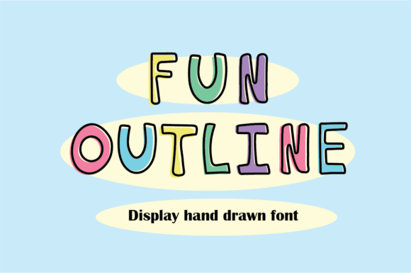 Fun Outline: A Playful Typeface for Modern Editorial Design