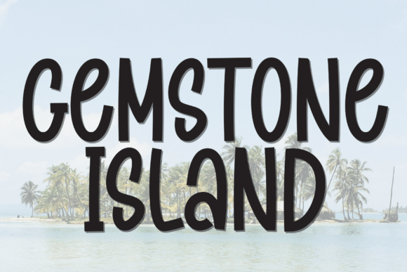 Gemstone Island: A Handwritten Display Font for Modern Editorial Design