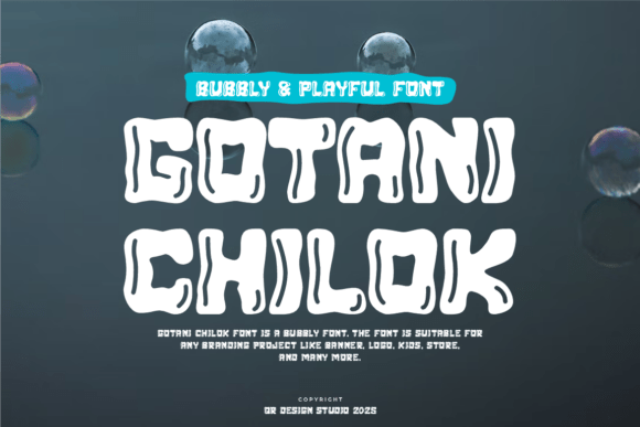 Gotani Chilok Font for Bold Branding and Web Design