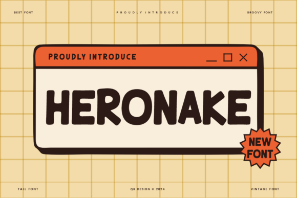 Heronake Font: The Bold Typeface for Memorable Brand Identity