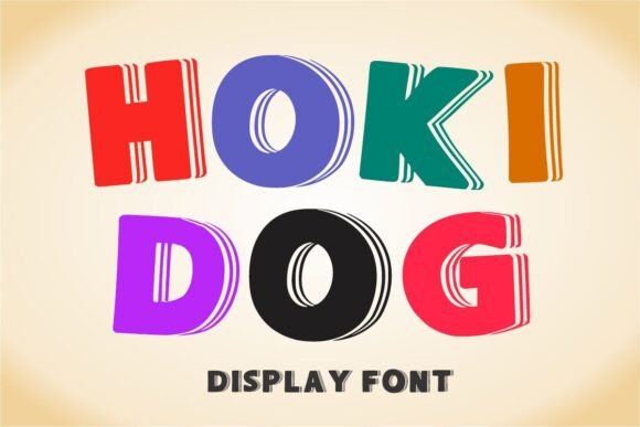 Hoki Dog: A Playful Typeface for Modern Web Design