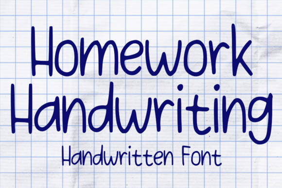 Homework Handwriting: The Premium Font for Scroll-Stopping Brand Content