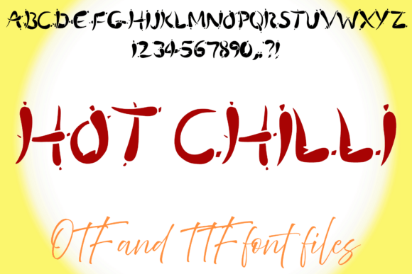 Hot Chilli Typeface: A Spicy Display Font for Bold Digital Brands