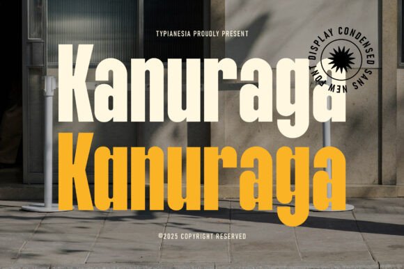 Kanuraga: The Bold Sans Serif Font for Handmade Brands