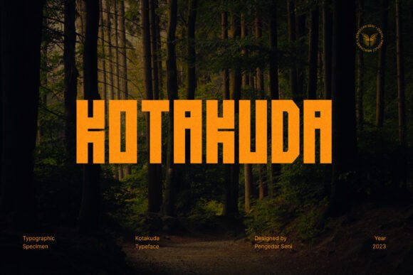 Kotakuda: The Bold Display Typeface for Handmade Brands