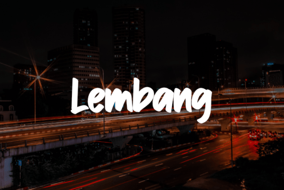 Lembang: The Perfect Display Font for Handmade Creators