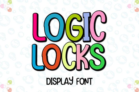 Logic Locks: A Vibrant Display Typeface for Editorial Design