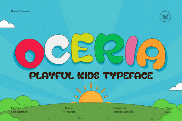Oceria: The Playful Display Typeface for Engaging Campaigns