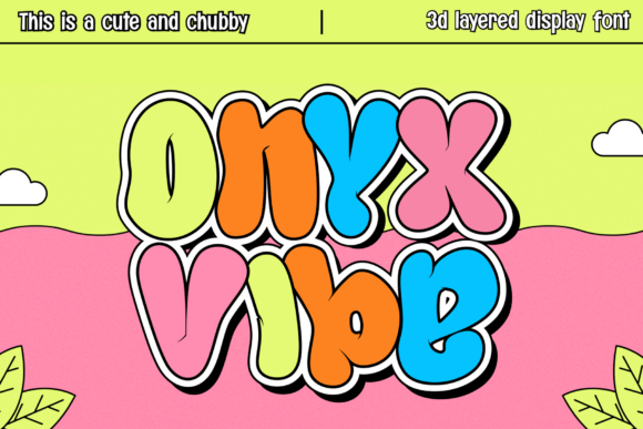 Onyx Vibe: A Playful Display Font for Editorial Design