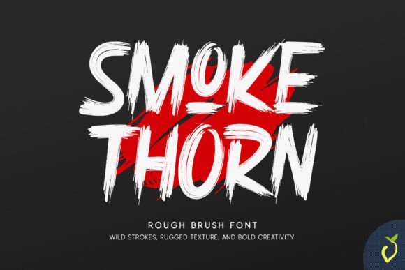 Smoke Thorn: The Bold Display Font for Handmade Brands