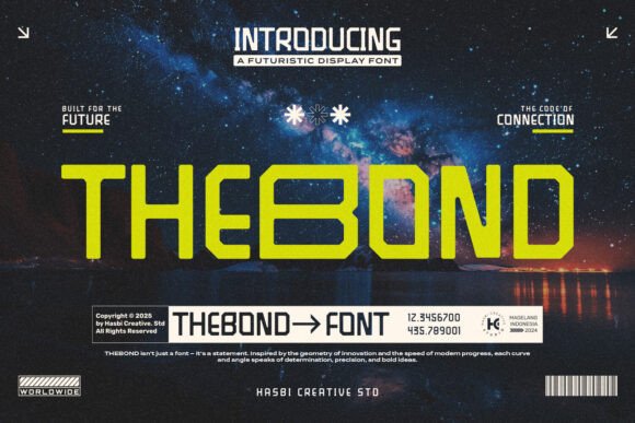 Thebond: A Font That Speaks to the Future of Design