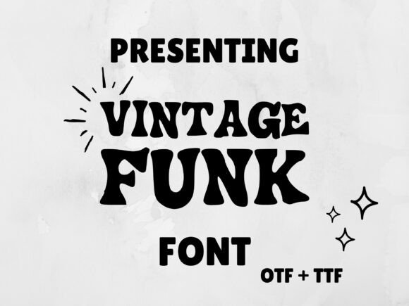 Vintage Funk: The Perfect Display Typeface for Bold Campaigns