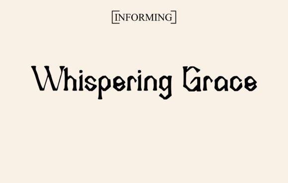 Whispering Grace Font for Handmade Creations